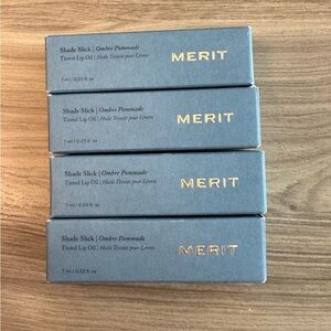 4x MERIT lip oil